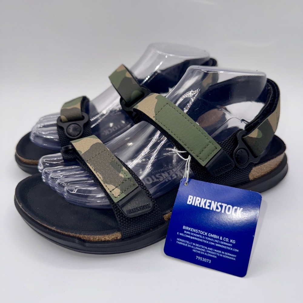 Birkenstock Kalahari Birko-Flor Futura Sandals Women's Size 6 EU 37 Camouflage